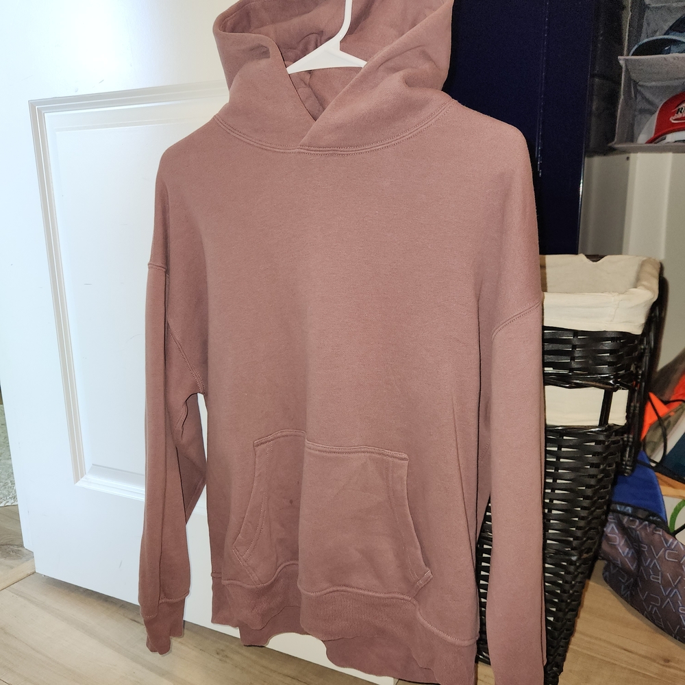 Abercrombie & Fitch Men's Hoodie - Dusty Rose